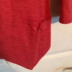 LOGO by Lori Goldstein Tops - Coral Red Tunic by Logo LOGO by Lori Goldstein Tops - Coral Red Tunic by Logo